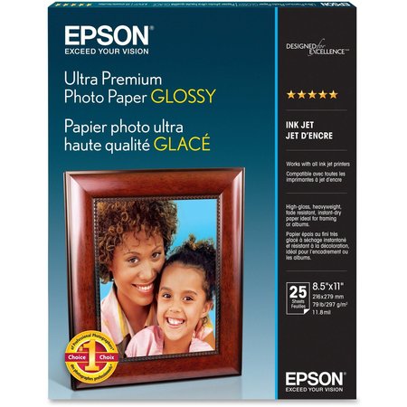 EPSON Ultra Prem Photo Ppr Glossy Letter 25 Sheets S042182